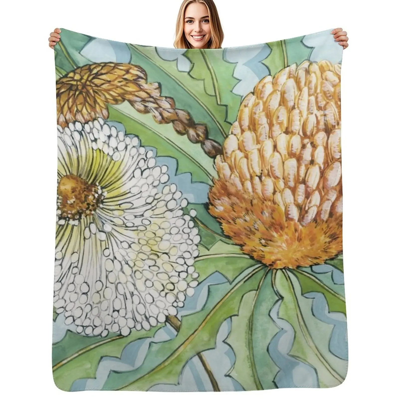 

Banksia Throw Blanket Baby Travel Thermal Camping Blankets