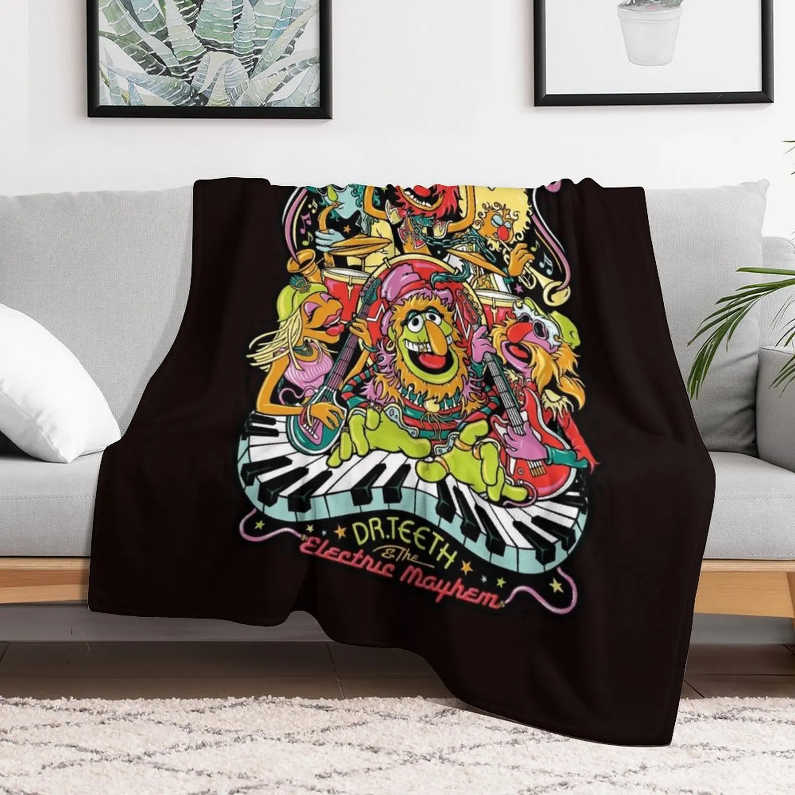 Dr. Teeth and the Electric Mayhem Throw Blanket Luxury Thicken Warm Blankets For Baby Luxury St Blankets