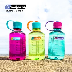 Nalgene-Outdoor Narrow Mouth Water Bottle, Sports Bottle, Camping, Hiking, Student, Kids, Drinking Bottle, 500ml