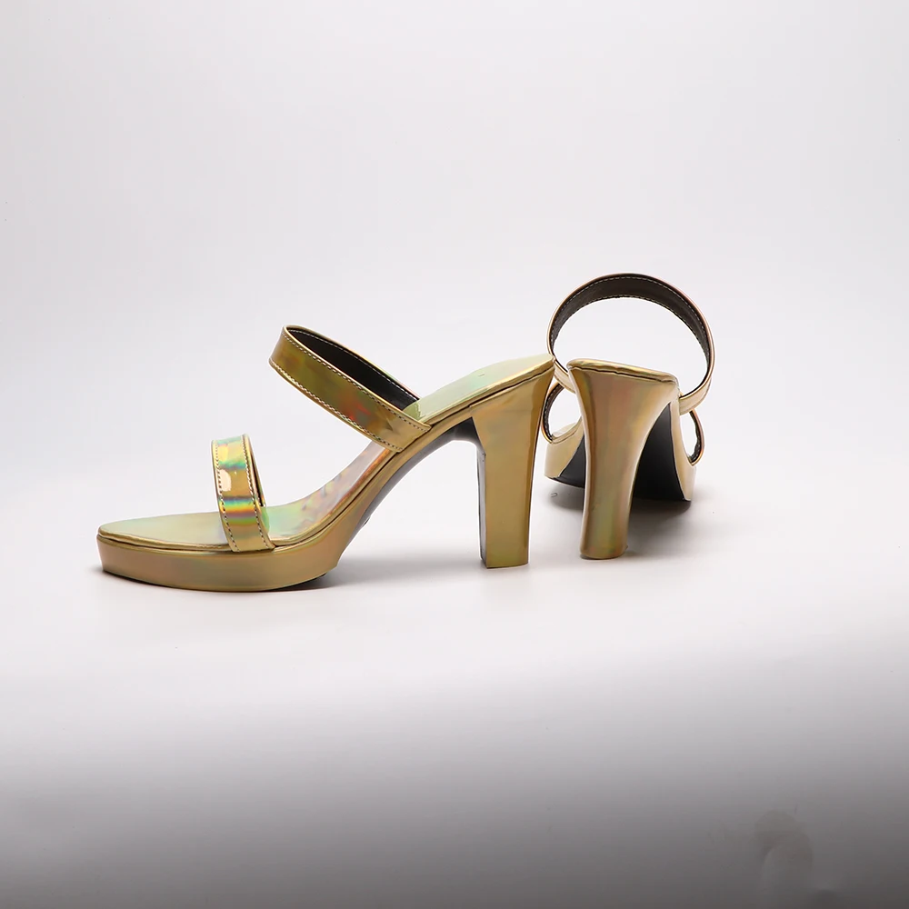 Jogo nikke a deusa da vitória helen cosplay sapatos de salto alto dourado adereços anime festa de halloween feminino role play feito sob encomenda