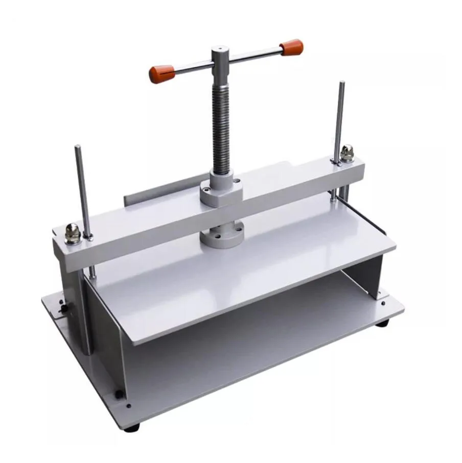 900F-A4 A4 사이즈 수동 평판 프레스 기계, 저렴한 가격의 책/종이 수동 평판 프레스 기계