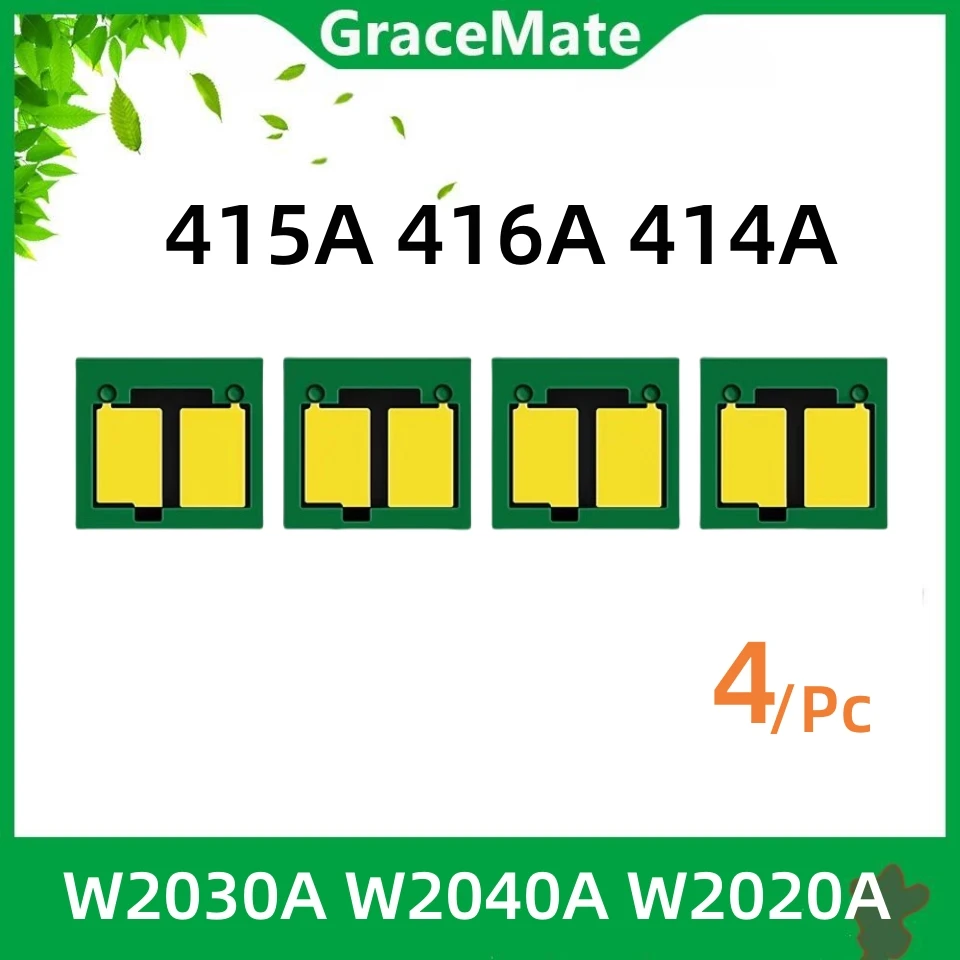 

415A 416A 414A 4PCS Toner Cartridge chip for HP Laserjet Pro M454 M454dw/nw MFP M479 M479dw M479fdw Printer W2030A W2040A W2020A