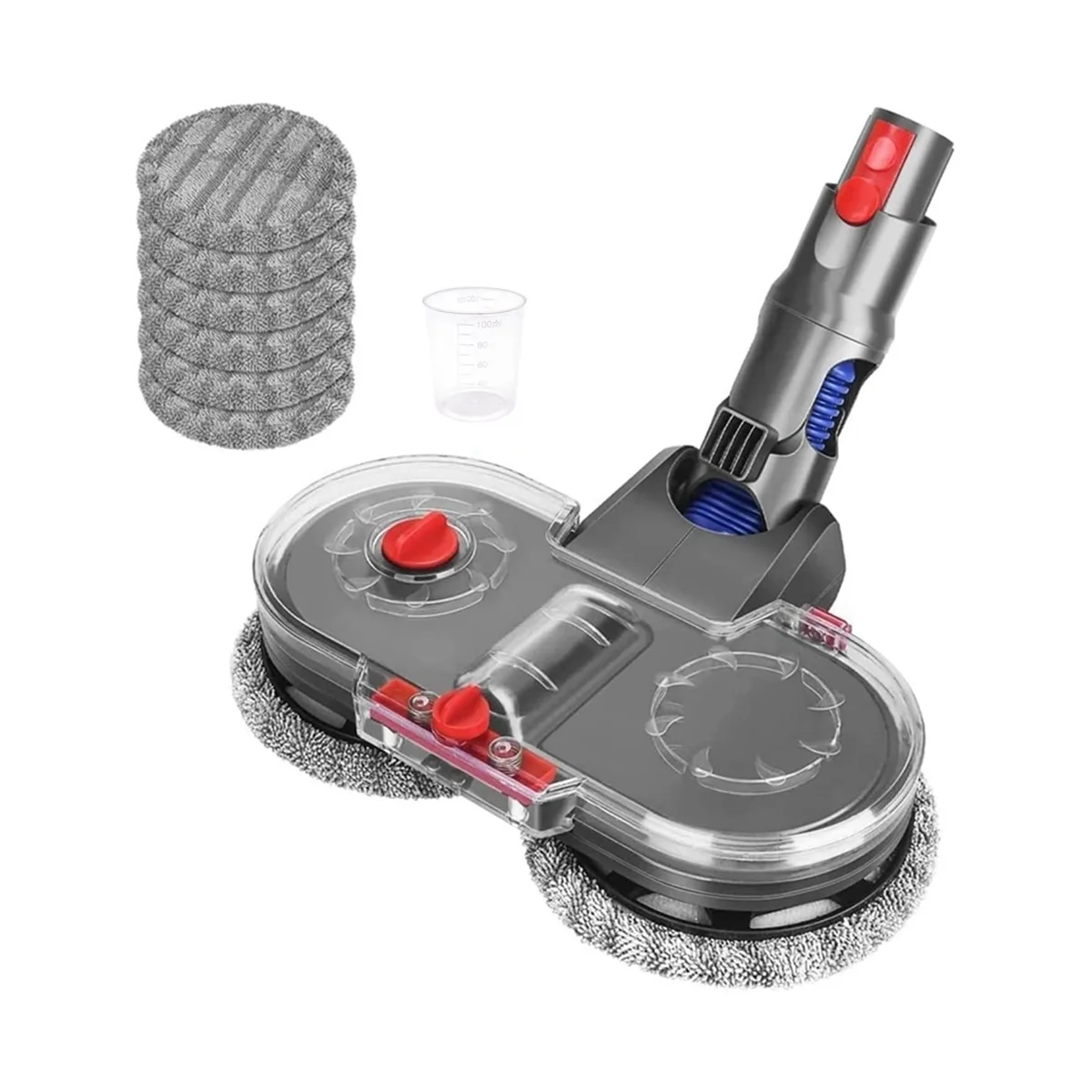

A06P-Mop Head Water Tank Mop Pads Brush Head for Dyson V10 Digital Slim Fluffy V12 Detect Slim Vacuum Cleaner Attachment