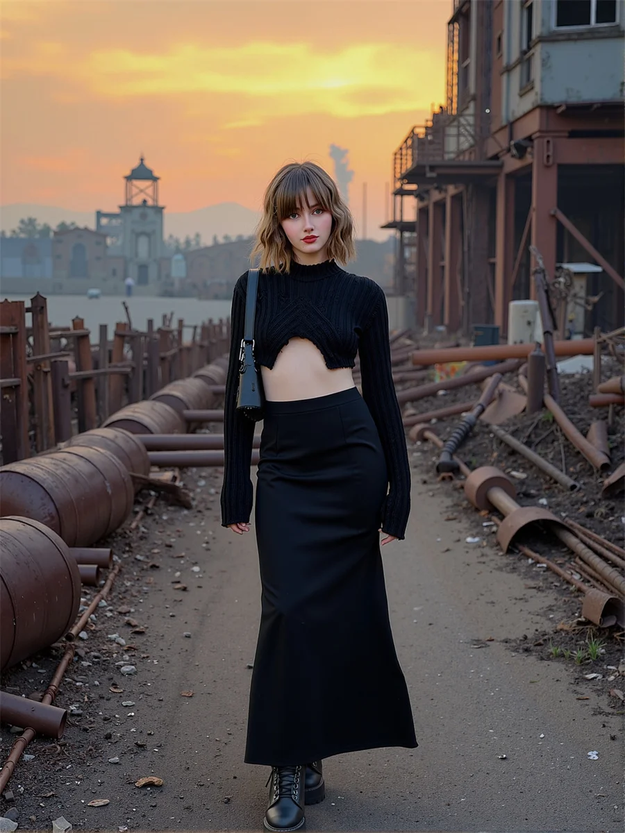 Женские юбки, официальная офисная женская всесезонная юбка с затянутой талией, женская модная милая женская элегантная вечеринка, вечерняя работа