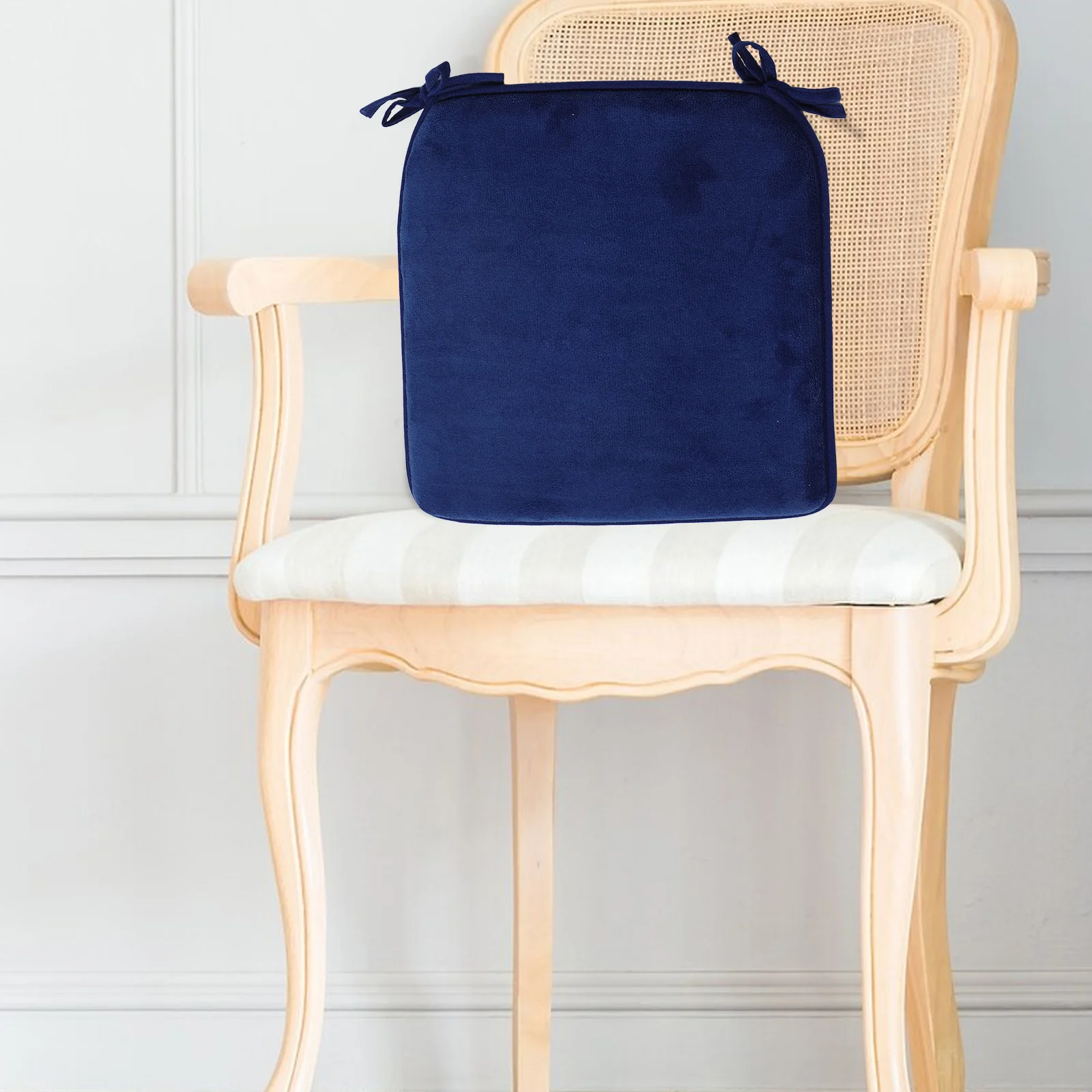 

4Pcs Chair Pads Removable Cushions Tied Seat Pads Dining Room Kitchen Outdoor Patio Cushions Non Slip Comfortable