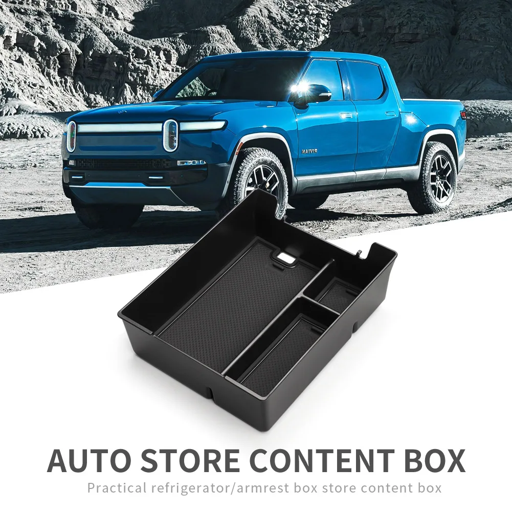 

For RIVIAN R1S armrest box storage box, door pull box modification, R1T RIVIAN placement storage box