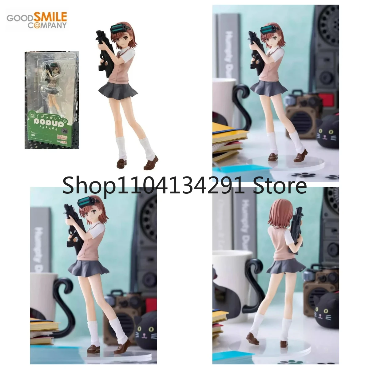 

Original Version in Stock GSC POP UP PARADE A Certain Scientific Railgun Misaka Sister Figure Birthday Gift Articulated Toy