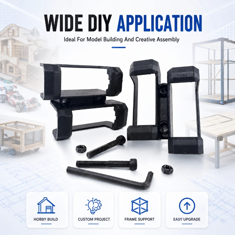 Solid Reinforcement Craft Nylon Pair Joint Bracket Hollow Style DIY Hobby Model Accessories Kits