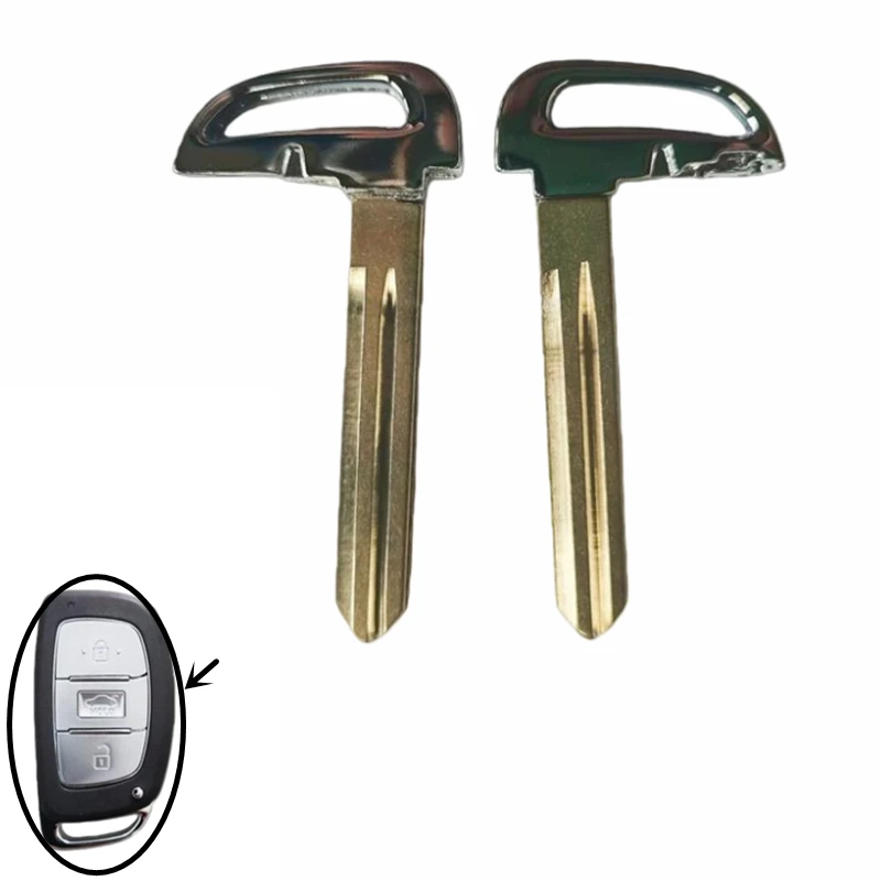 

OEM 10Pcs Smart Key Blank Emergency Uncut Blank Replacement Remote Key Blade For Hyundai Elantra IX25 IX35