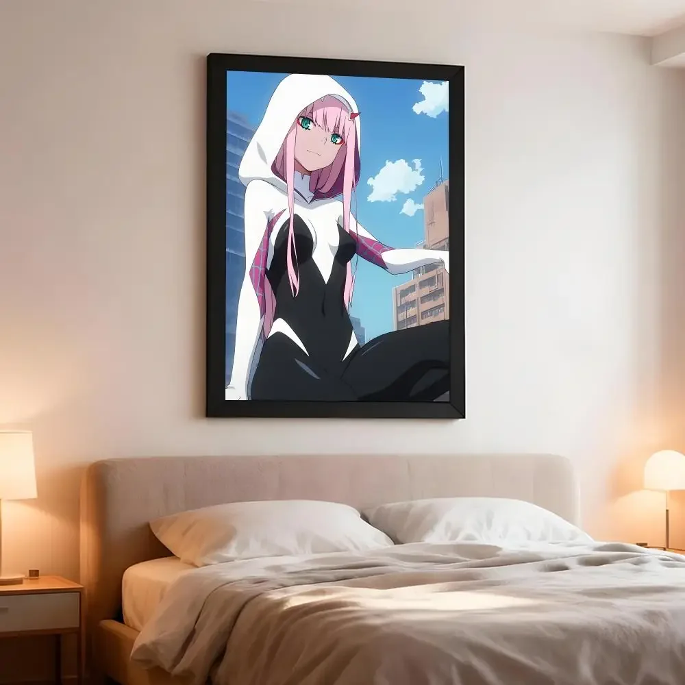 anime character D-Darling in the Franxx Zero Two Poster Artistic Instant Peel-Off Wall Setter for Bedside & Shared Room