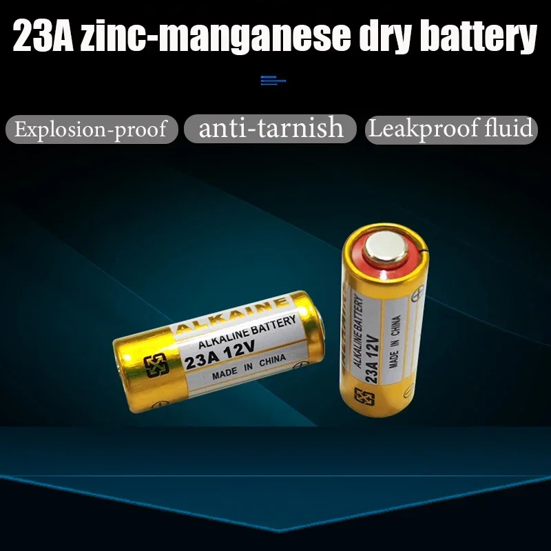 10szt A23 12V bateria alkaliczna 23GA A23S E23A EL12 MN21 MS21 V23GA L1028 GP23A LRV08 do zdalnego sterowania dzwonkiem do drzwi Dry Batteria