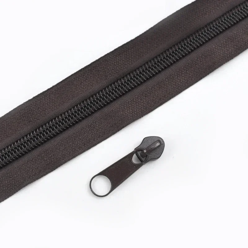 Rainbow Nylon Zipper By Yard with Sliders
