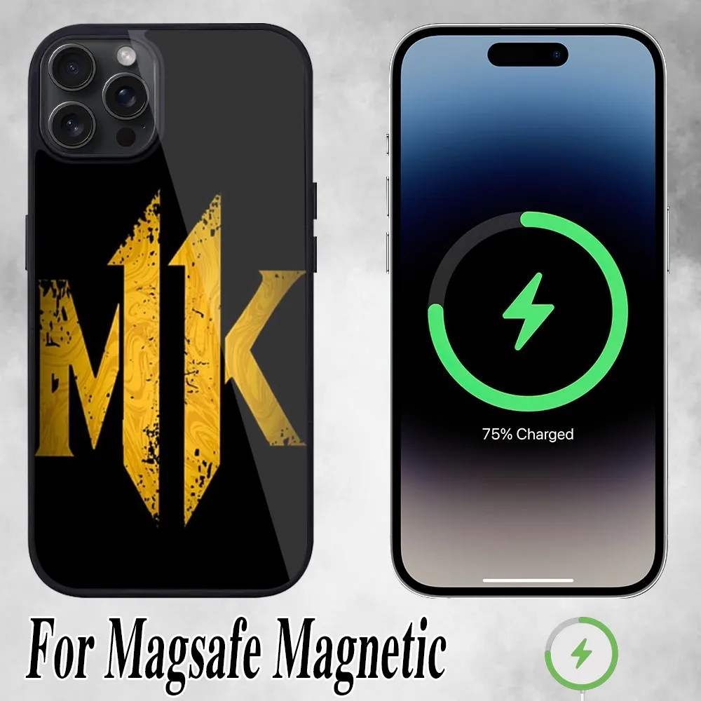 Game Mortal Kombat Phone Case For iPhone 11 Mini 12 13 Max 14 Plus 15 Pro Magesafe Magnetic Shell