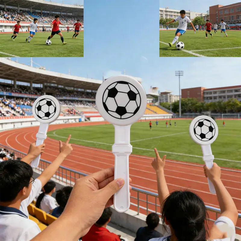 

1/10Pcs White Printed Football Clapping Palms for Concert Birthday Party Carnival Football Games Gift Cheering Props