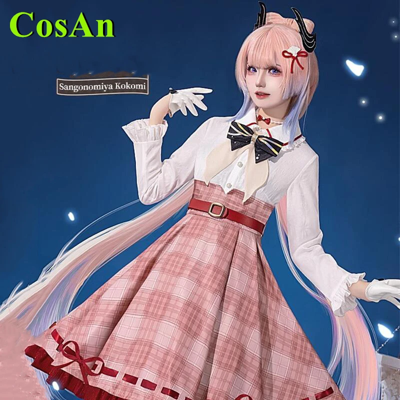 CosAn Game Genshin Impact Sangonomiya Kokomi Cosplay Costume Gorgeous Sweet Formal Dress Activity Party Role Play Clothing New