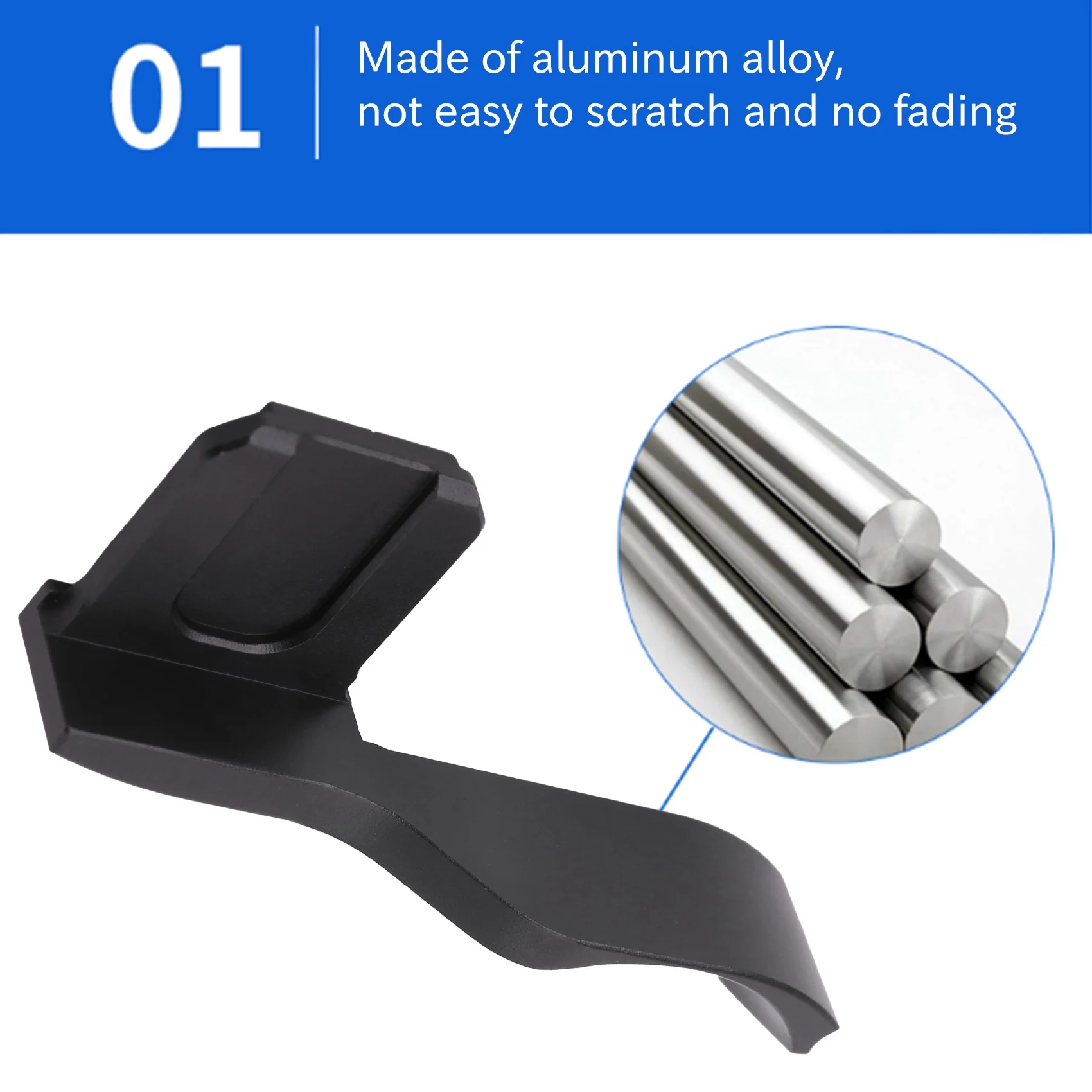 AED5-قبضة الإبهام، سبائك الألومنيوم الحذاء الساخن الإبهام قبضة اليد ل لايكا M10/M10-P /M10R كاميرا الإبهام قبضة