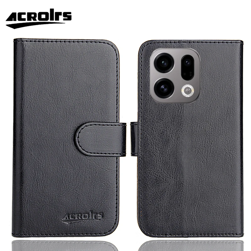 Coque pour OPPO Find X9 X9s Pro Ultra, 6 couleurs, design tendance, personnalisable, avec emplacements pour cartes, fonction de support, étui portefeuille en cuir, coque de protection pour téléphone.