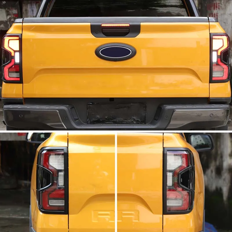 Tail Light Frame Cover Rear Taillight Bezel Trim Sticker Taillight Surround Molding Car Gadgets For Ford Ranger P703 2023-2026