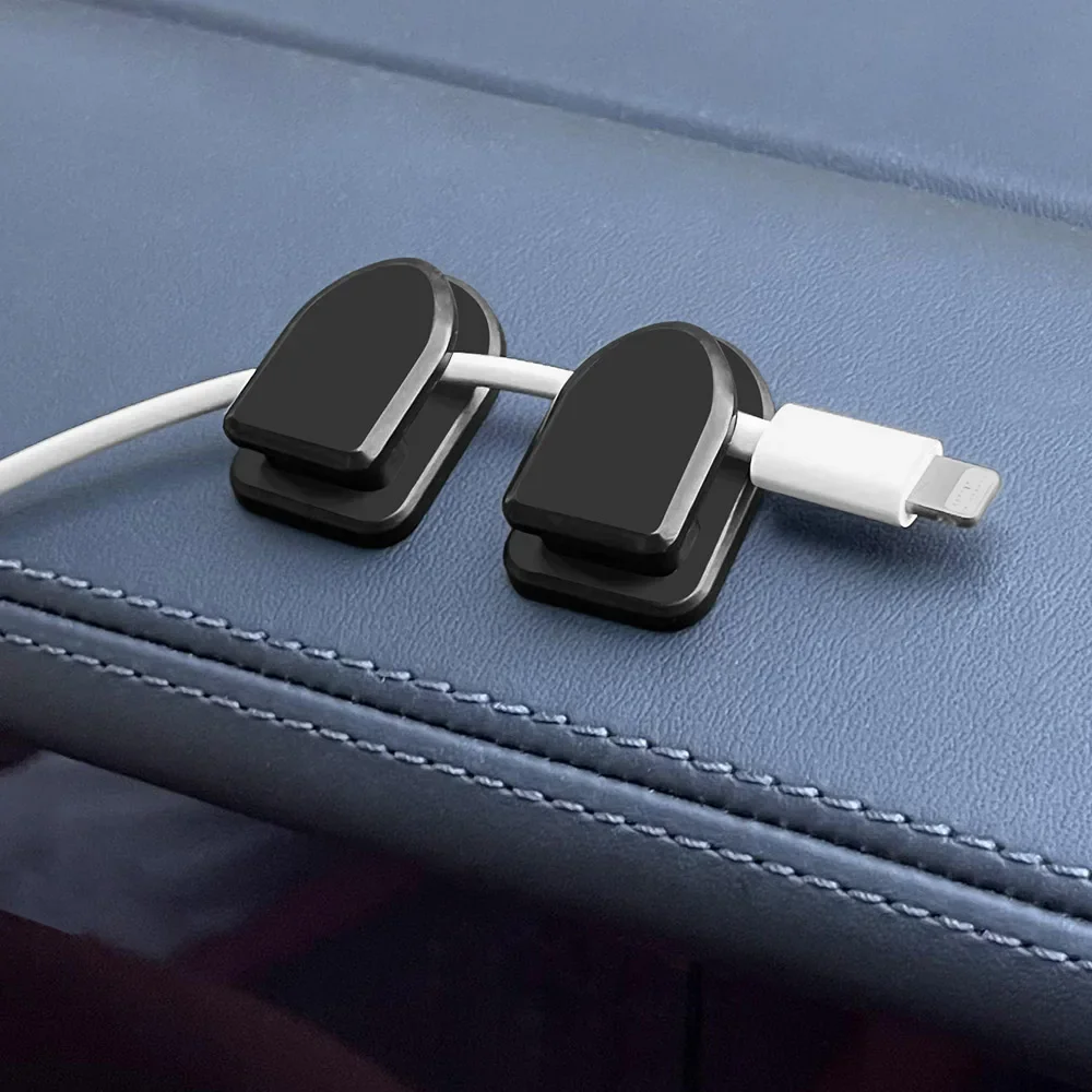 Mini Car Hooks Self Adhesive Interior Storage Holder USB Cable Key Headphone Hanging Hook Auto Accessories