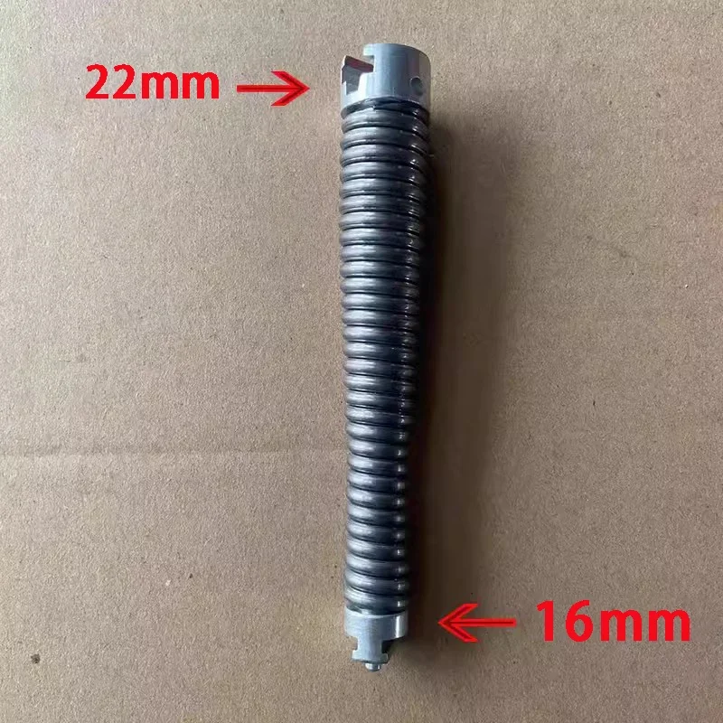 

22mm to 16mm Pipe Drill Adapter Female to Male Spring Loaded Connector Head Home Improvement Tool for Dredging
