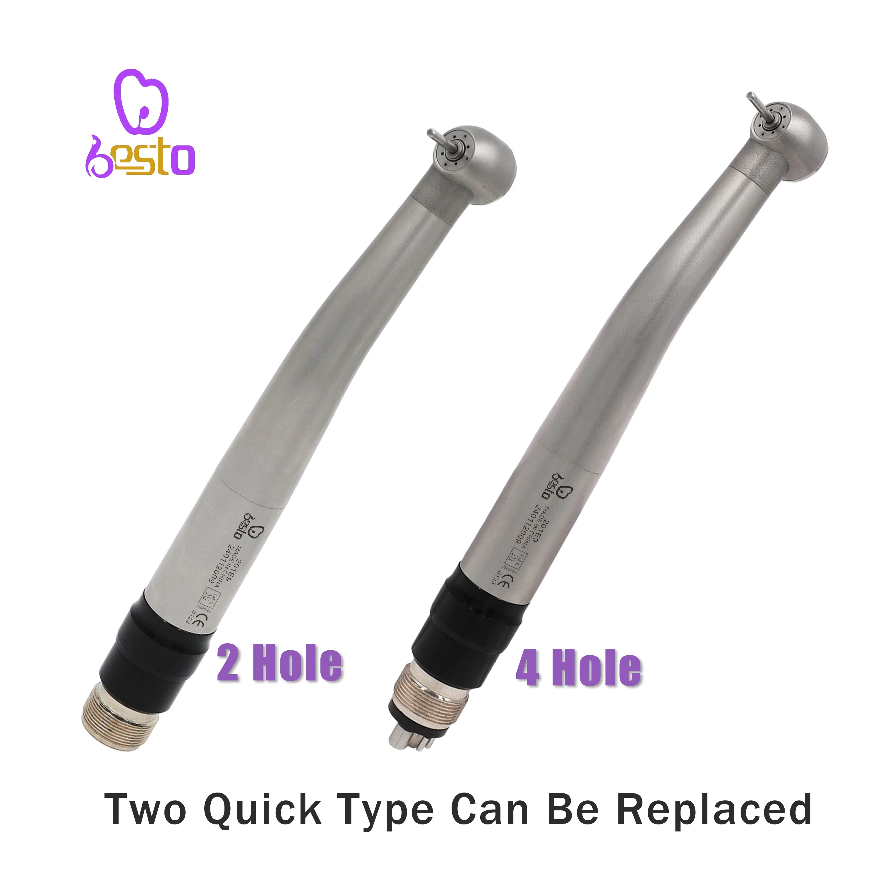 Hot Selling Quick Coupling den tal High Speed Handpiece With Low Price 4 Holes Turbine Handpieces