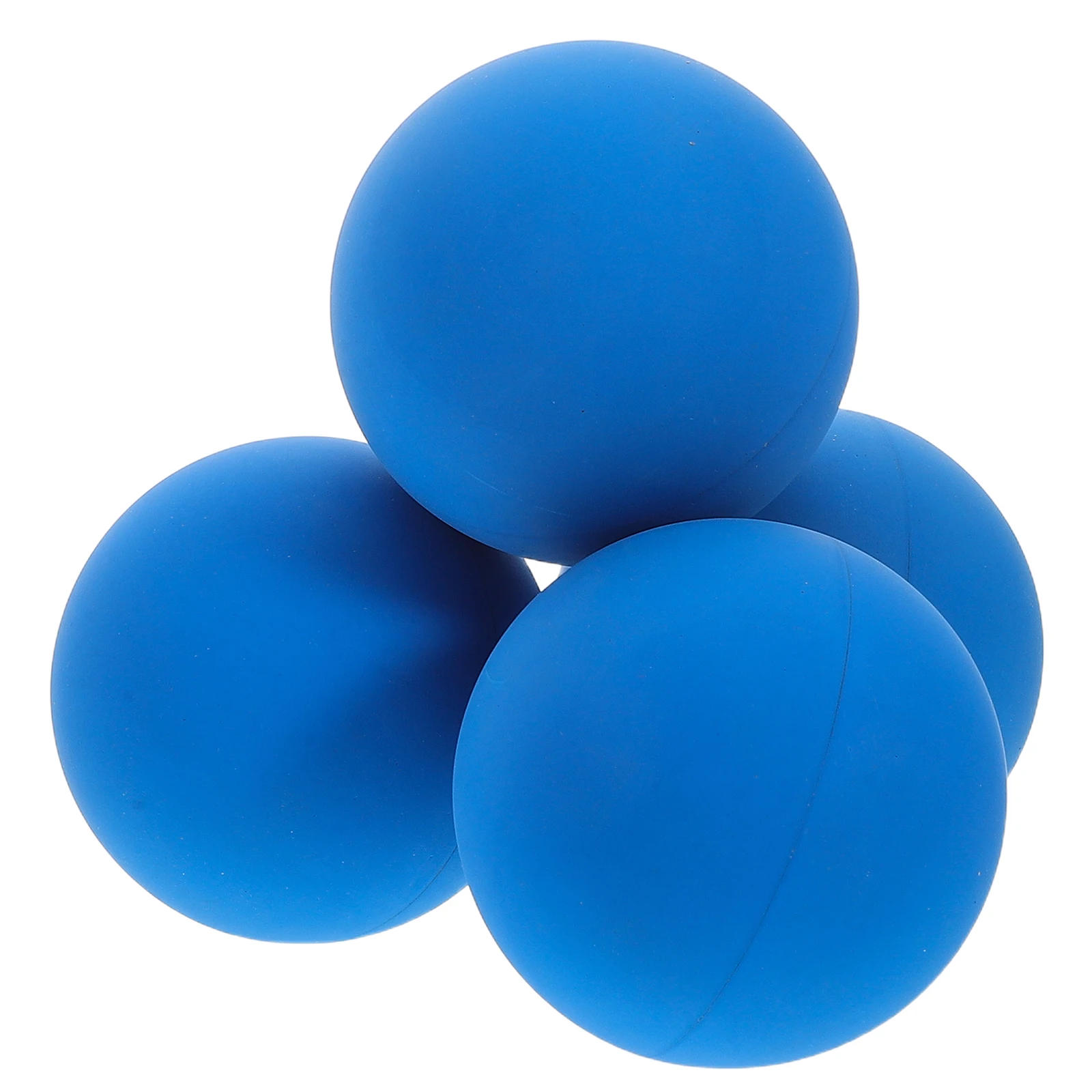 Balle d'entraînement de courge, 4 pièces, balles de raquette à haute élasticité, rebondissant, élasticité du Stress, jouet en caoutchouc, Mini sport pour enfant