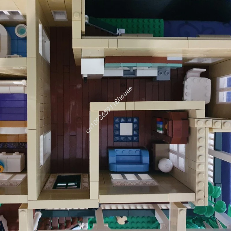 2292pcs MOC Traditional Queenslander Architecture Building Blocks Christmas High Detail Collector’s for Vintage Model Lo Gift