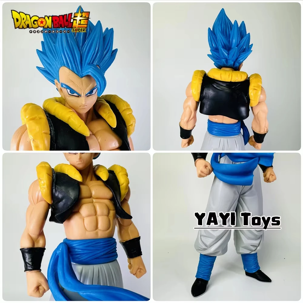 31CM Anime Dragon Ball Z Super Saiyan Blue Gogeta PVC Action Figure Model Speelgoed Desktop Decoraction Kinderen Verjaardagscadeau