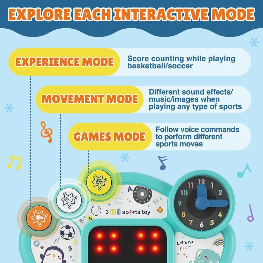 Спортивные игрушки, баскетбольное кольцо для малышей 3 в 1, центр занятий спортом в гольфе, баскетбольное кольцо для детей 13,1 2 3 года, игрушка для мальчиков и девочек