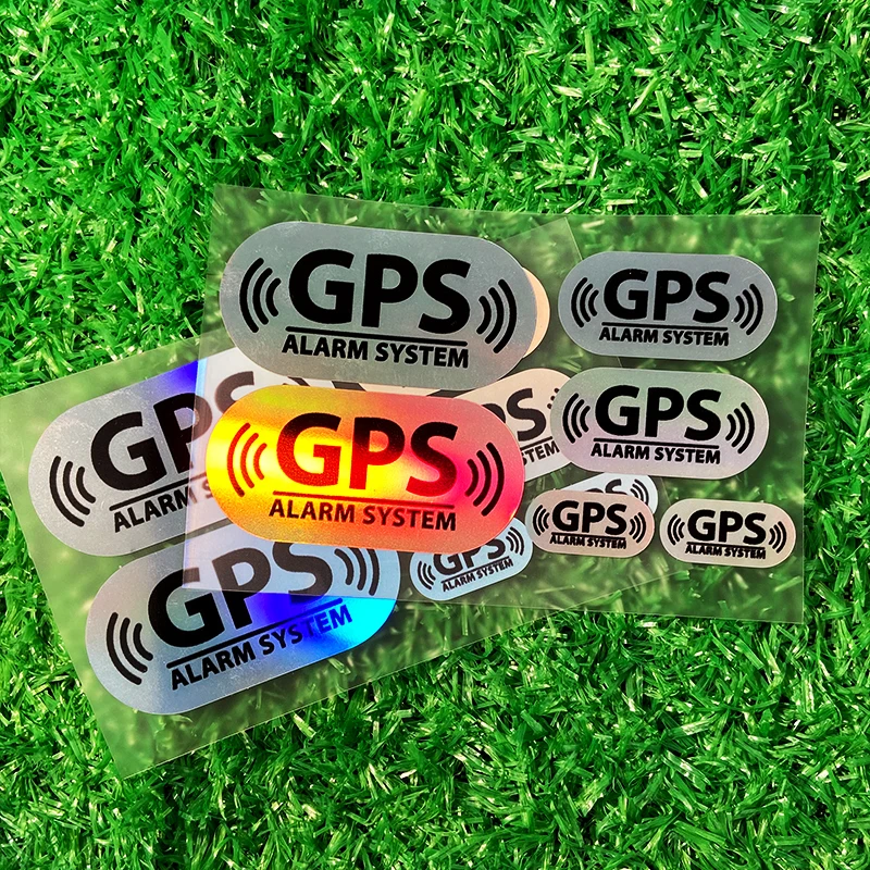 1SET GPS Reflective Laser Motorcycle Stickers Waterproof Motorbike Fuel Tank Car Window Electric Scooter Sunscreen Vinyl Decals view 2