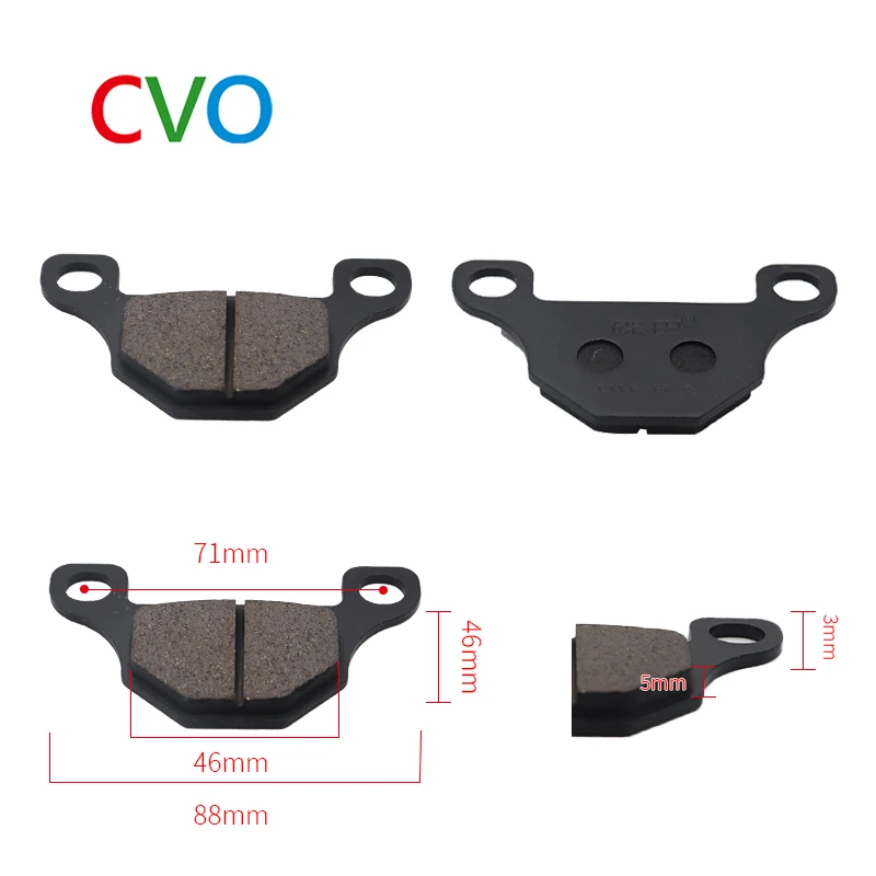 CVO Motorcycle Brakes Front Rear Disc Brake Pads Shoes for W125 TXR W110 DTM150 Y125ZR LC135Y15  Scooter Moped Durable