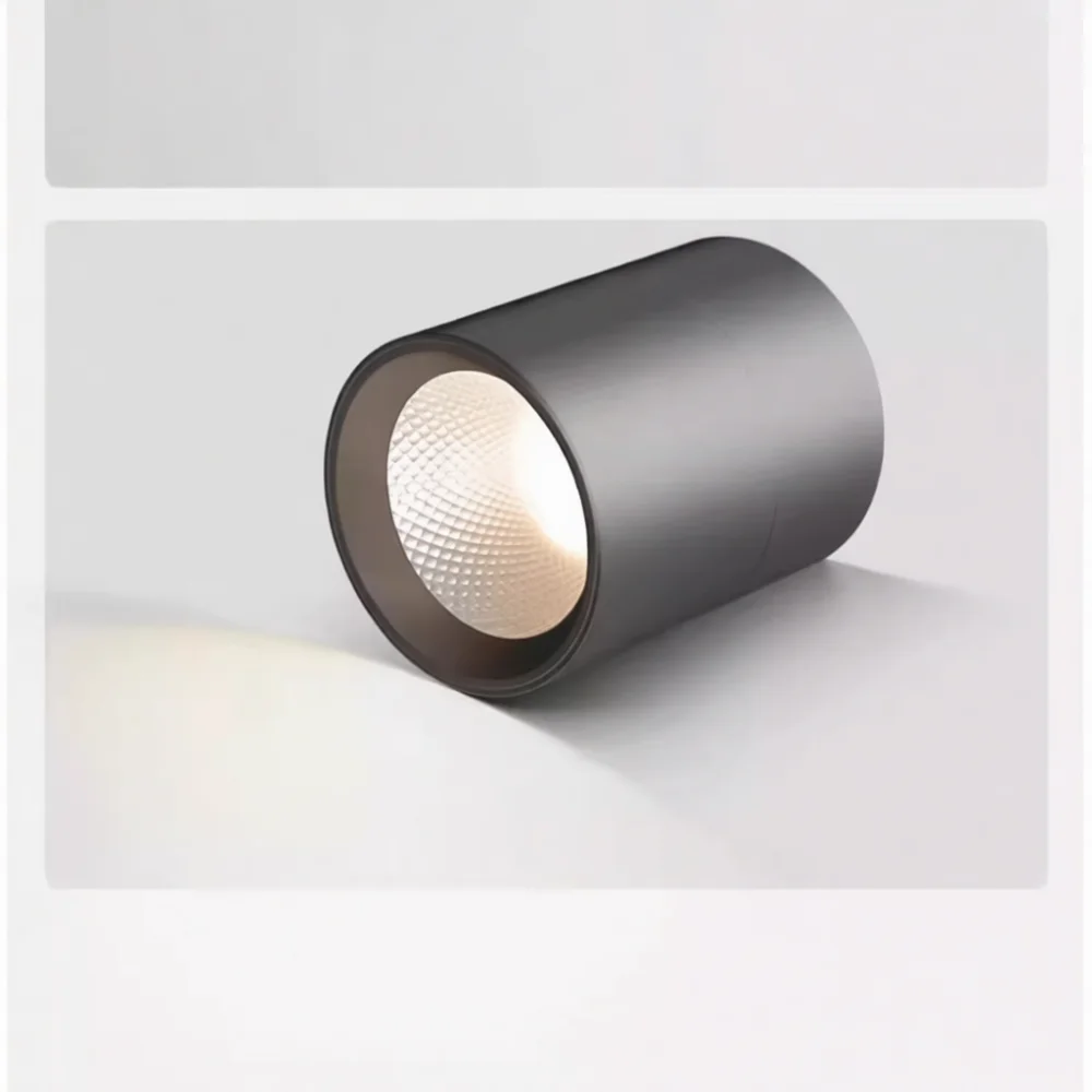 Modern LED Spotlight Foldable Surface Mount Downlight High CRI Eye Care Lamp Adjustable Angle For Home Background Wall