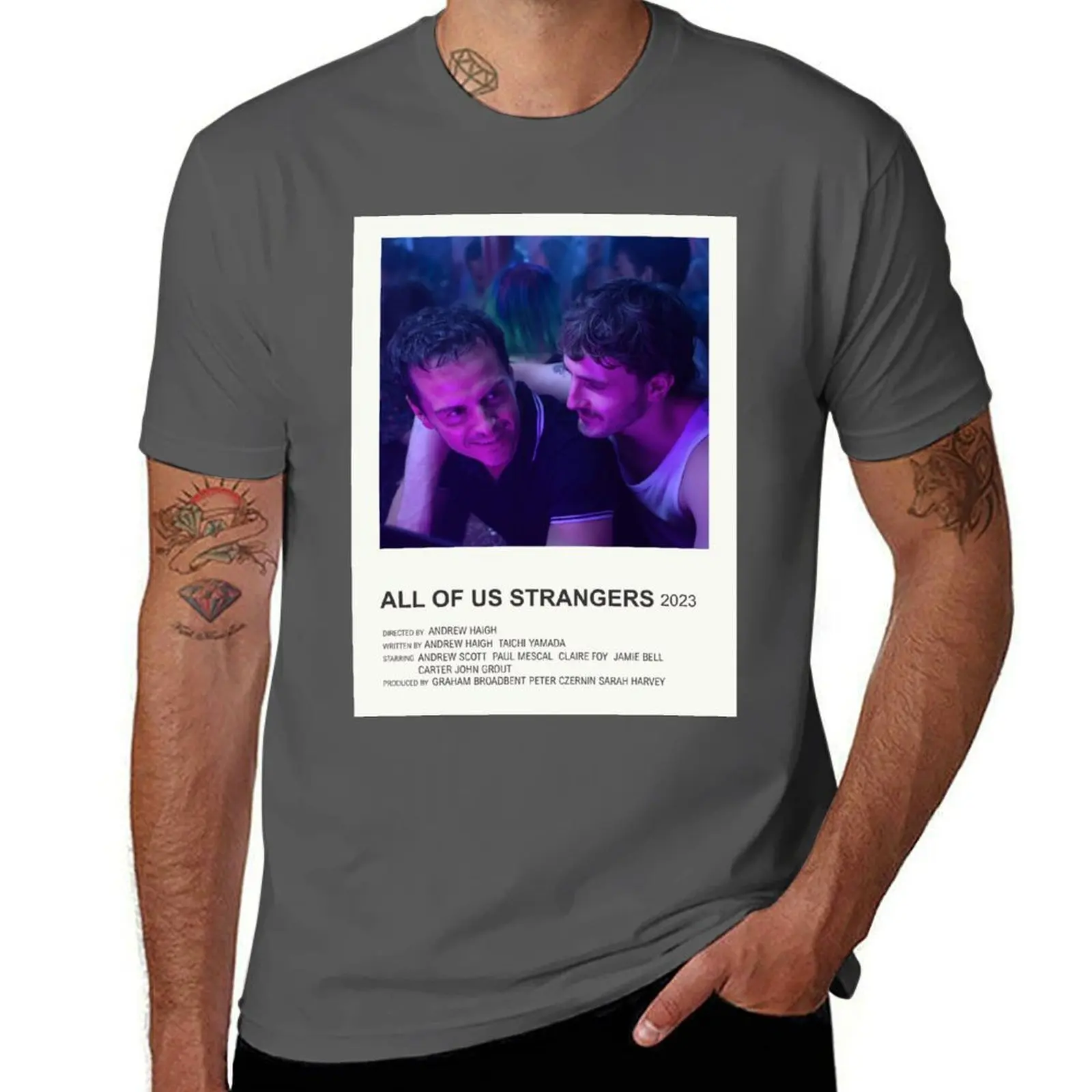 

All of Us Strangers Poster T-Shirt man t shirts for men t shirt personalised cotton t shirt pack T-Shirt