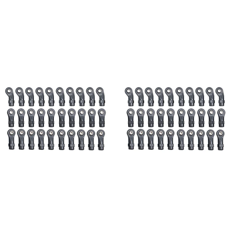 60 個プラスチック M4 ロッドエンドリンクボールヘッドリンケージジョイント 1/10 RC クローラー車トラクサス TRX-4 TRX4 部品アクセサリー