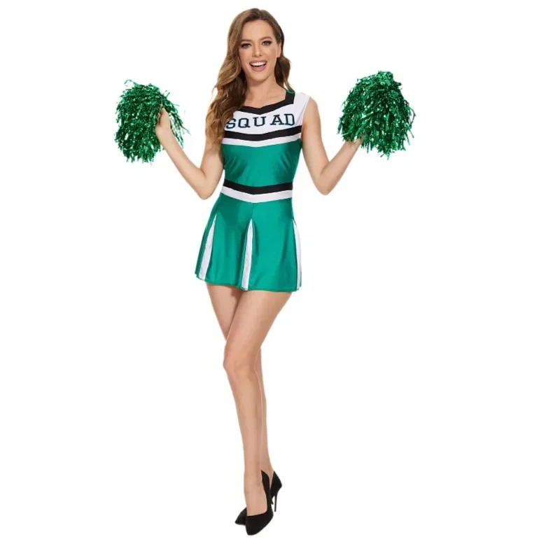 

Sexy Football Baby Cheerleading Costume Female Cheerleader Team Uniform
