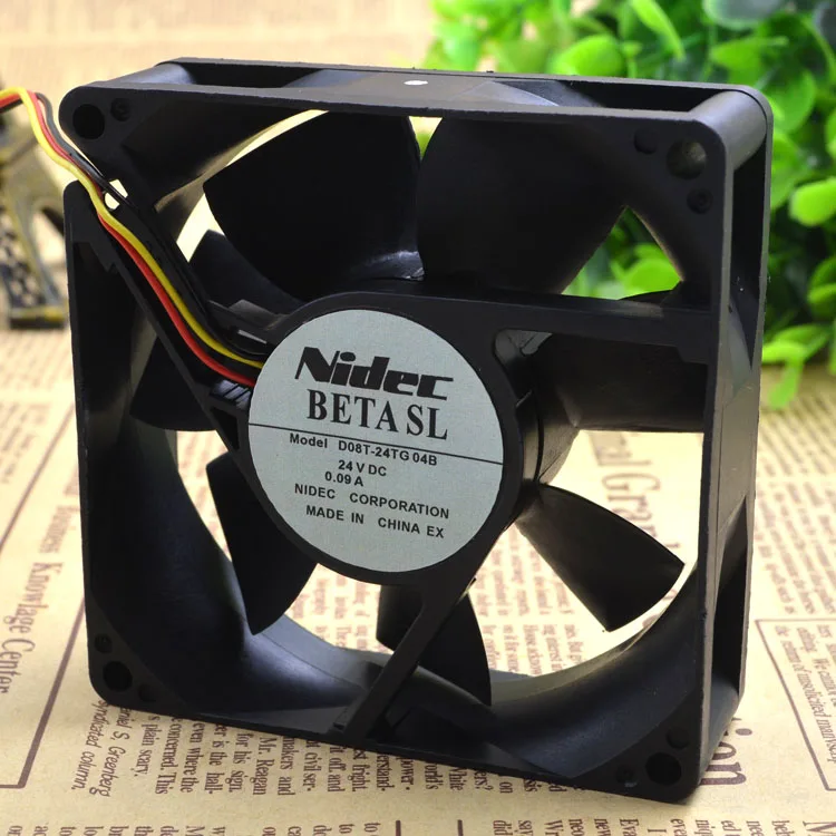 

D08T-24TG 04B 24V 0.09A 8CM 8025 3WIRES FAN