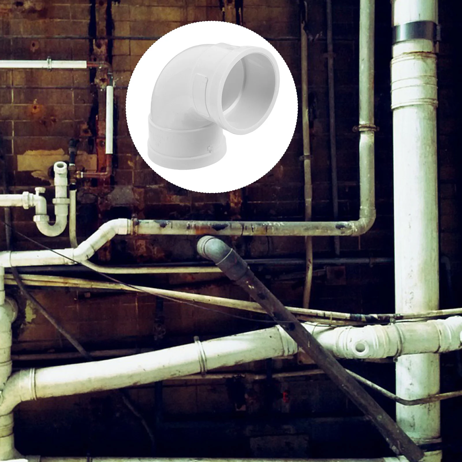 

6 шт., фитинги для коленчатого трубы из ПВХ, соединительный соединитель для дренажного шланга, угловой прямоугольный пластиковый фитинг для водопроводной трубы для внутренней проводки