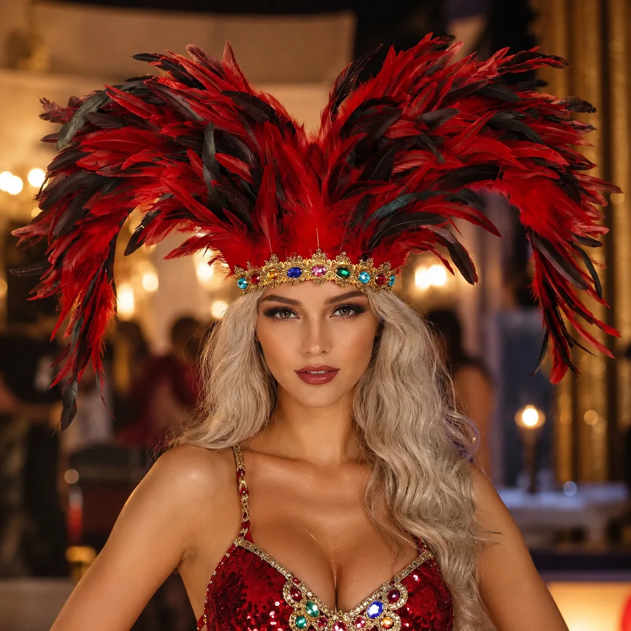 2026-new-feather-headwear-halloween-party-accessories-easter-crown-headband-carnival-costume-party-props-and-accessories