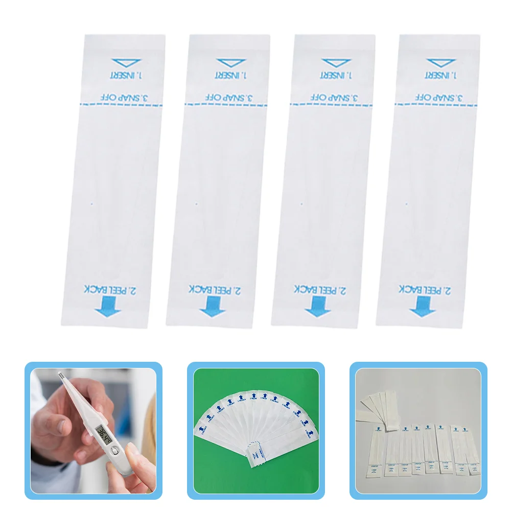 

100 Pcs Thermometer Protective Film Protector Celsius for Child