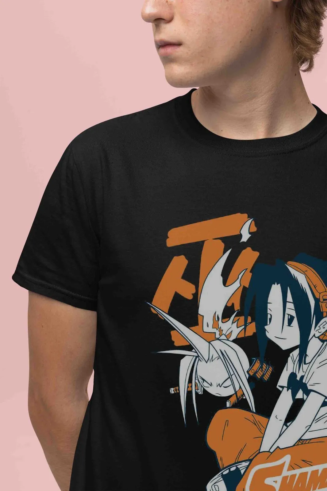 Shaman King Shirt Yoh Asakura Tshirt Anna T-Shirt Hao Top Ren Horohoro Anime Tee