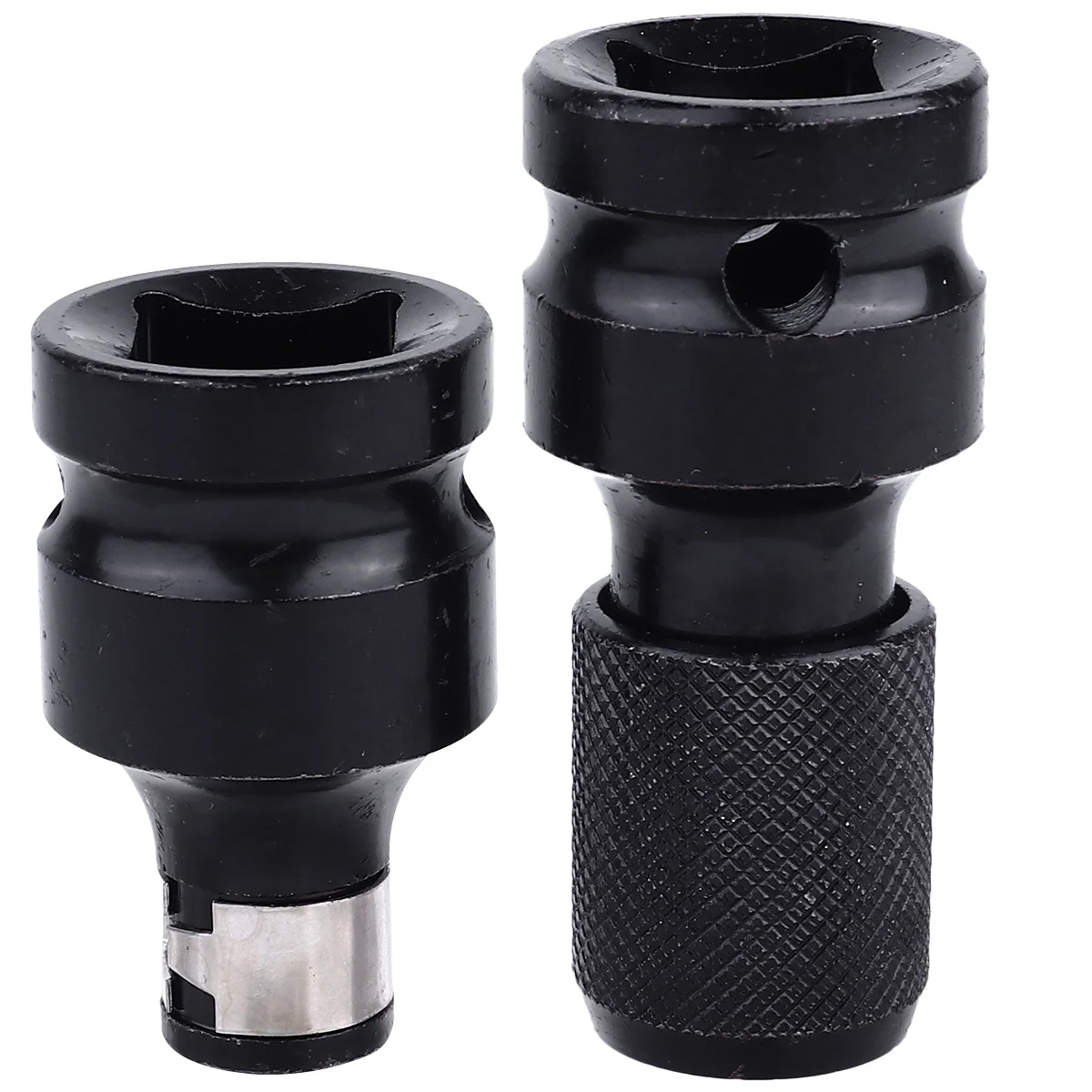 

2Pcs Hexagon Drill Converter Impact Wrench Adapter Quick Release Socket Clamp Vanadium Steel Self Locking Bit Holder Lightweight