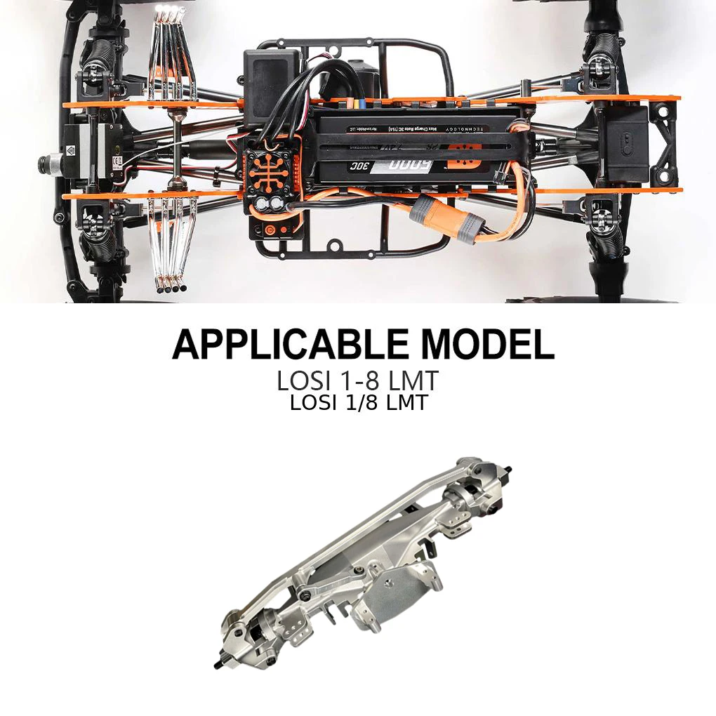 1 pz lega di alluminio 1/8 asse posteriore per LOSI LMT RC parte auto RC accessori auto parti di ricambio RC parte di aggiornamento