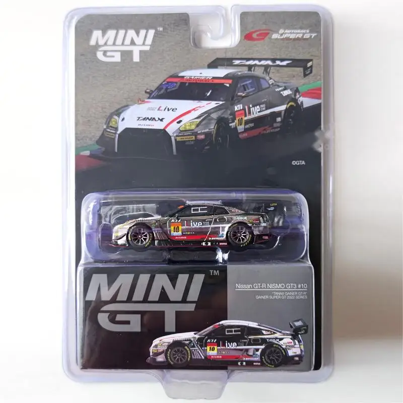 TSM MINI GT #540 giappone Limited 1:64 Nissan 10 R35 GTR NISMO SUPER GT modello di auto in lega pressofusa