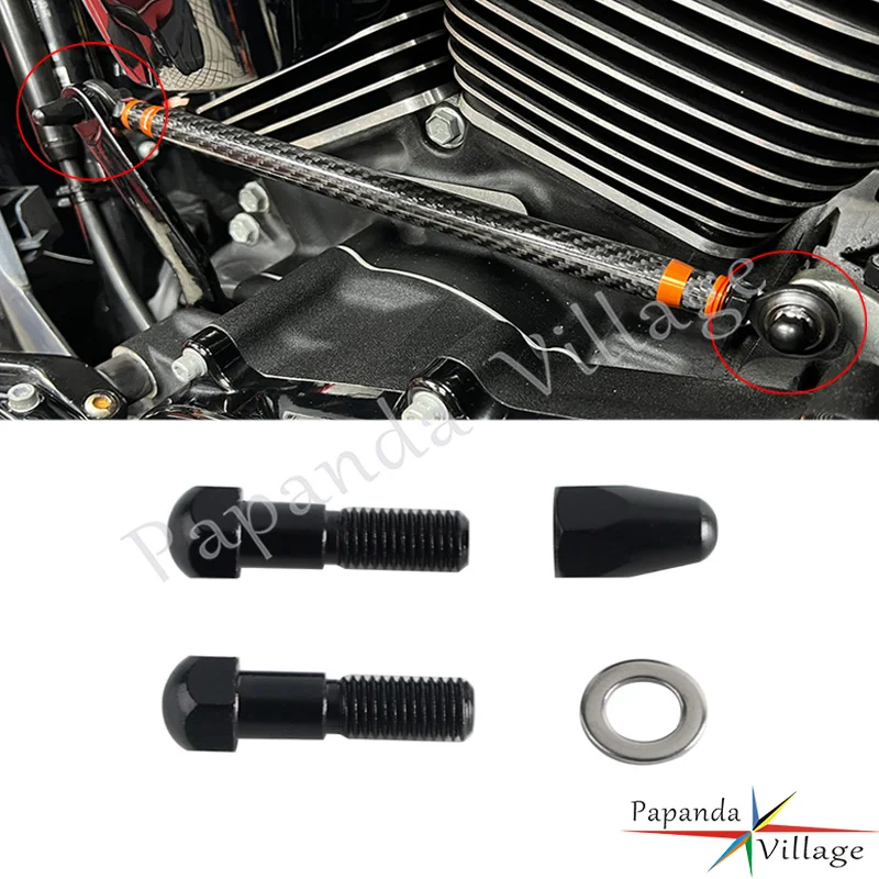 Schalthebel-Verbindungsbefestigungsschraube, Motorrad-Schalthebel-Befestigungsmutter für Harley Touring Softail FLHR 1986-2026