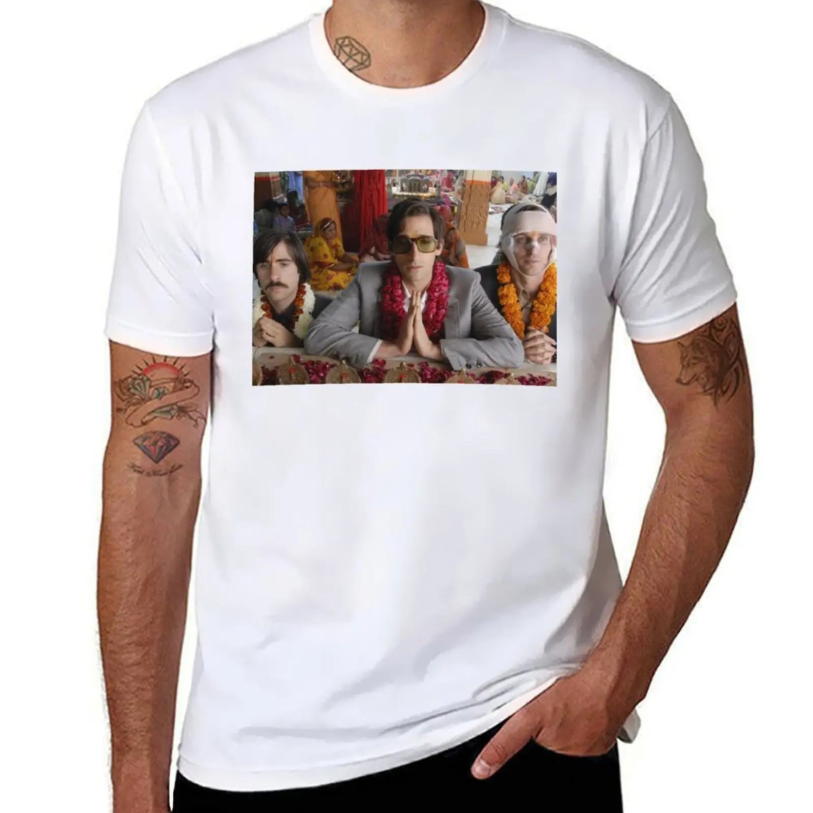 

The Darjeeling Limited T-Shirt cotton t shirt pack mens graphic t shirts T-Shirt