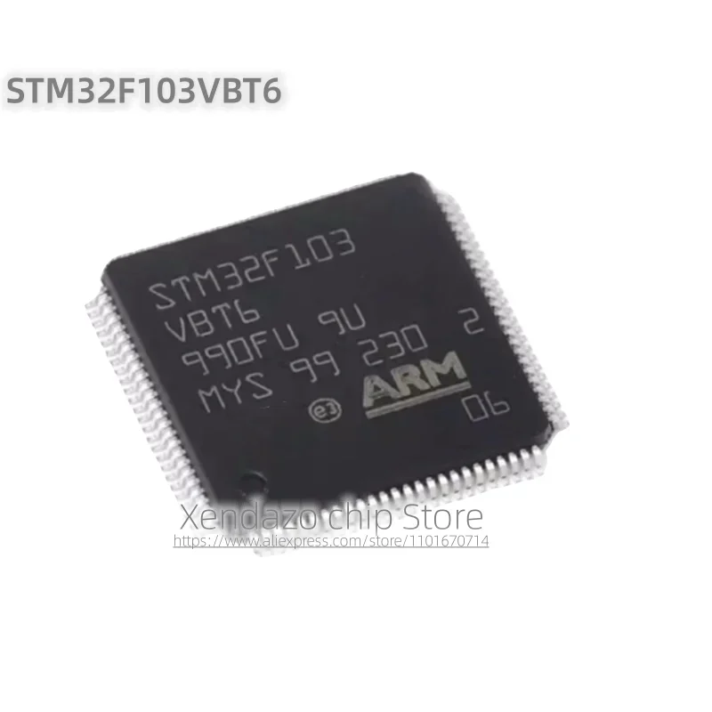 5pcs/lot STM32F103VBT6 STM32F103 VBT6 LQFP-100 package Original genuine 32-bit microcontroller chip