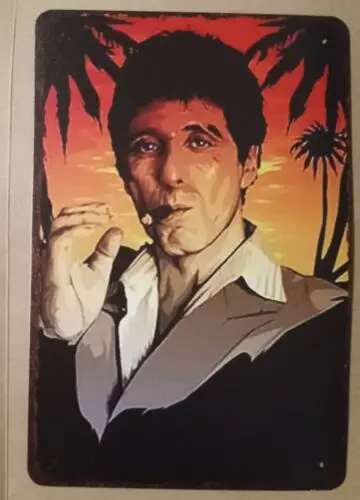 Tony Montana - metal hanging wall sign