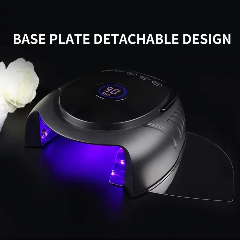 64W Rechargeable Nail Dryer Professional UV LED Nail Lamp With Timer Function Nail Art Curing Light For Gel Polish