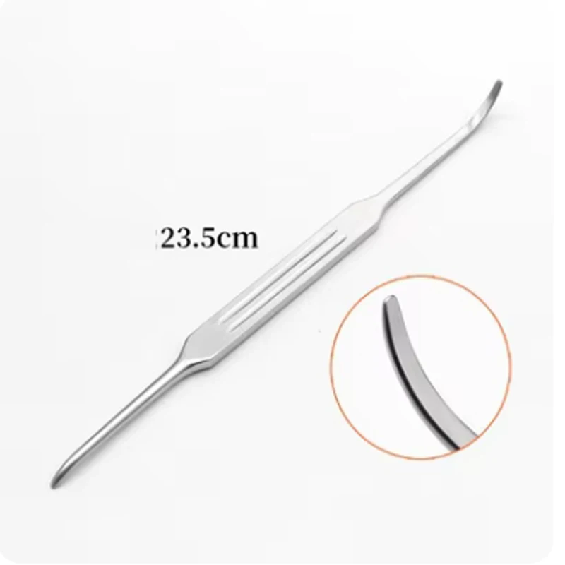 Nasal plastic surgery instruments for rib cartilage, professional cartilage peelers, retractors and peelers, double headed