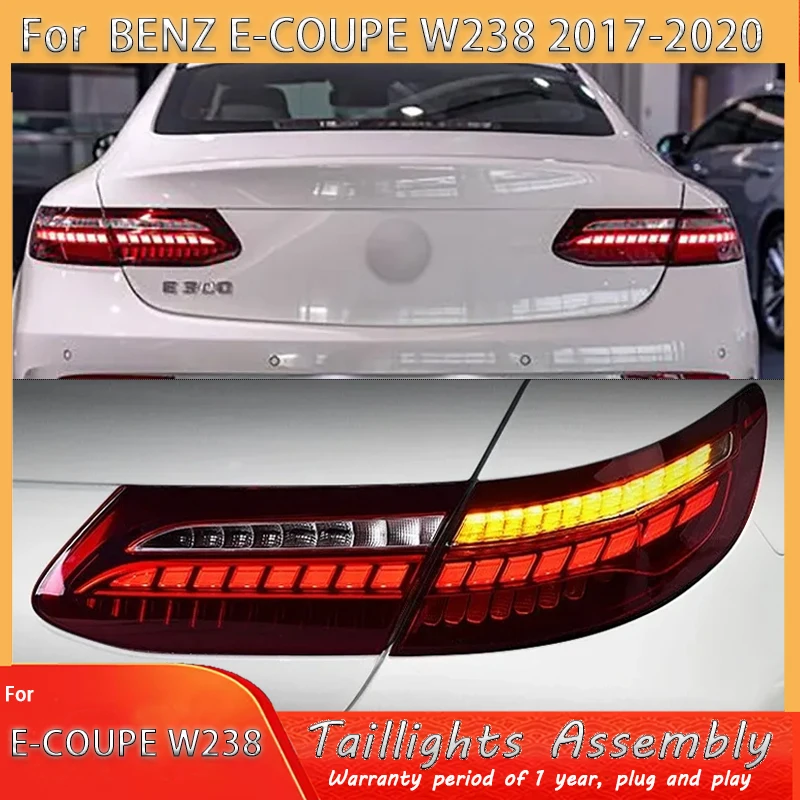 

Подходит для Mercedes-Benz E-Class Coupe 2017-2020, задний фонарь в сборе, модернизированный W238, новый высокопроизводительный светодиодный ходовой фонарь, поворот
